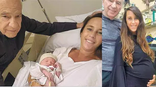 Cormillot vuelve a casa con su esposa y su hijo Emilio