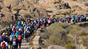 Superación y fe: más de 20 mil personas participaron de la Peregrinación Brocheriana en las Altas Cumbres