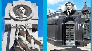 Dos tumbas y dos mundos en un mismo país