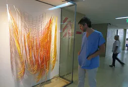Ofrecen arte para aliviar la espera en seis hospitales