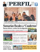 La tapa de Diario PERFIL de este domingo