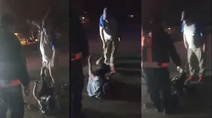 Video: el dueño de un vivero atacó a latigazos a un ladrón que le había robado