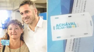 El intendente de Pilar aprovecha la tarjeta alimentaria para promocionar su apellido