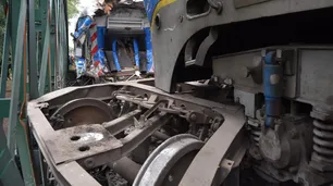 Choque de trenes en Palermo: los videos impactantes del accidente y el rescate de pasajeros