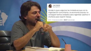 Juan Grabois le respondió a Mario Ishii: "Le molesta porque no consigue choferes para repartir falopa"