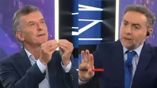 El inesperado cruce entre Mauricio Macri y Luis Majul: "Bajá, no te pongas ansioso"