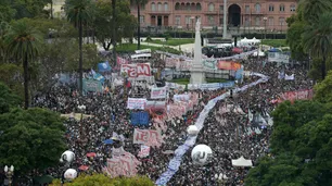 Sin incidentes ni presencia policial, pero con fuerte repudio a Bullrich: lo que no se vio de la marcha de la Memoria