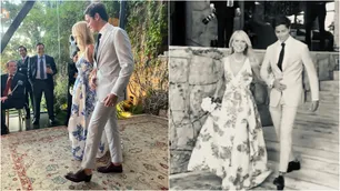 Máximo Menem hizo públicas fotos inéditas de la boda de Cecilia Bolocco y Pepo Daire