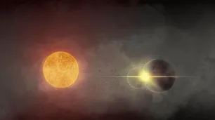 Detectaron un posible choque entre planetas y lo siguieron casi en tiempo real