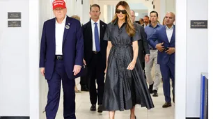 Donald Trump votó con Melania en Palm Beach y se mostró confiado de "tener una gran victoria"