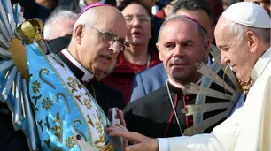 El Reino Unido devolvió ante el papa Francisco la Virgen de Luján que estuvo en Malvinas