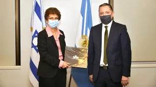 El intendente Fernando Gray mantuvo una reunión con la embajadora de Israel en Argentina, Galit Ronen