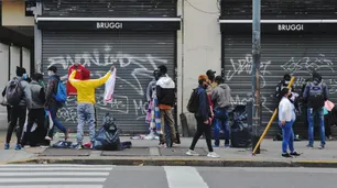 Rebelión de los comerciantes de Once contra la cuarentena: "No se puede aguantar más"
