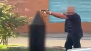 Una discusión en Tigre terminó con un hombre disparándole a otro con un arma de fuego: el video del momento
