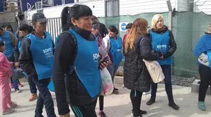 Así es una marcha de los movimientos sociales por dentro