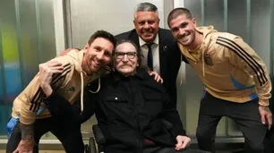 Charly García fue a ver a Lionel Messi en su último partido oficial con la Selección en Argentina: "Que Dios te bendiga"
