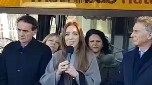 Gabriel Katopodis justificó su "cara de enojo": "Macri y Vidal no me dieron la palabra"