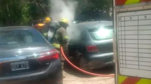 Insólito: arrancaron el asado en el baúl del auto y casi explota todo