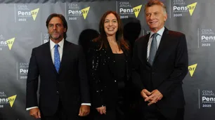 María Eugenia Vidal encabezó la cena anual de la Fundación Pensar, con Mauricio Macri y Lacalle Pou como estrellas del evento