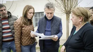 Mauricio Macri se mostró con María Eugenia Vidal: "Trabajamos como si fuéramos el mismo equipo"