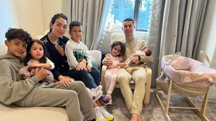 Georgina Rodríguez de Ronaldo se enojó porque Cristiano fue suplente contra Suiza