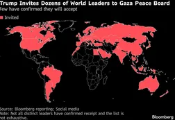 Junta de Paz para Gaza: la lista completa de invitaciones de Trump