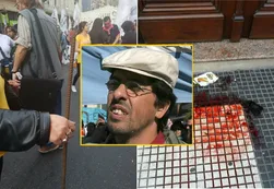 Esteche aseguró que gente de Quebracho lo acuchilló con "facas tumberas"
