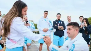 La increíble propuesta de casamiento de atletas argentinos en los Juegos Olímpicos de París 2024