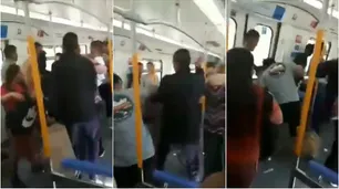 Así fue la brutal pelea arriba del tren Roca