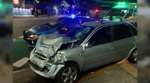 Mañana accidentada en la Ciudad de Buenos Aires: tres choques y un herido de gravedad