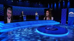 Debate vicepresidencial: Agustín Rossi acusó a Villarruel de "querer liberar a los genocidas"