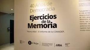Inauguraron "Ejercicios de la memoria", la muestra que reivindica el Nunca Más a 40 años de democracia