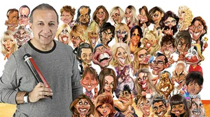 El argentino Luis Ordoñez, el primer caricaturista del mundo en exponer en el Louvre de París