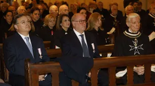 Martín Cabrales fue condecorado con la Cruz de la Orden Pro Mérito Melitense