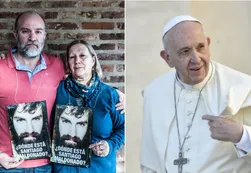 La familia Maldonado publicó la carta que el Papa le envió a la madre de Santiago