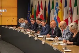 Marcelo Orrego presentó el potencial productivo de San Juan ante diplomáticos de la Unión Europea