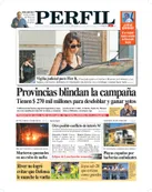 La tapa del Diario PERFIL de este domingo