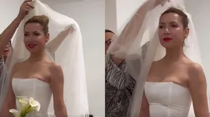 Fabiola Yáñez posó con un vestido de novia en España: ¿Qué se sabe?