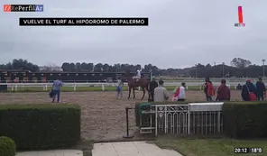 Sin público y con apuestas virtuales volvió el turf al Hipódromo de Palermo