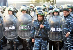 Así irrumpió la Policía en la fábrica PepsiCo