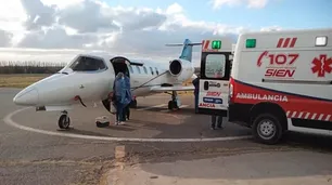 Amado Boudou fue trasladado en vuelo sanitario desde Neuquén al Hospital Italiano de Buenos Aires