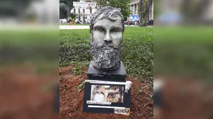 La Ciudad le respondió a Sergio Maldonado sobre el busto de su hermano: "No estaba aprobado su emplazamiento"
