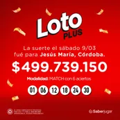 Jesús María: una persona acertó los seis números del Loto Plus y se convirtió en millonario
