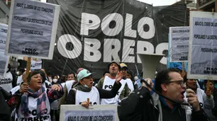 Organizaciones de izquierda protestaron frente a la Quinta de Olivos: hubo tensión con la policía