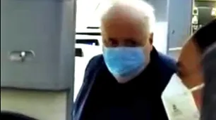 A su regreso de España, se difundió un video de Ginés González García