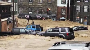 Videos | Impresionante inundación convierte a Maryland en zona de desastre