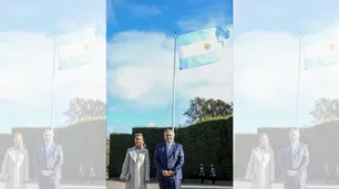 Video | Festejo patrio "home office": Alberto y Fabiola lo celebraron en Olivos