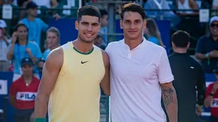 Alcaraz cumplió (6-2, 7-5), y para Ugo Carabelli fue una experiencia inolvidable