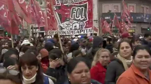 "Polentazo": organizaciones sociales reclaman contra "el ajuste" del Gobierno y piden medidas