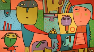 Inaugura una muestra con más de cien obras de Milo Lockett